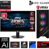 Go Gamer GA394DX AMD Ryzen 5 7600X / 32GB DDR5 5600MHz / 1TB NVMe m.2 SSD / RX9060XT 16GB / MSI 27" 180Hz. / AMD Gaming Paket