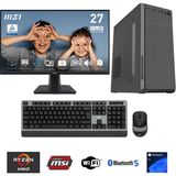Go Gamer GA634D AMD Ryzen 7 7700 / 128GB DDR5 5200MHz / 2TB NVMe m.2 SSD / MSI 27" 100Hz. / OEM Ev Ofis Paket