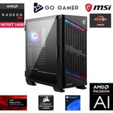 Go Gamer GA997K AMD Ryzen 7 7800X3D / 256GB DDR5 5600Mhz / 2TB NVMe m.2 SSD / RX 9070XT 16GB / 360mm Sıvı Soğutma / AMD Gaming Paket