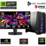 Go Gamer PS23D MSI Prospect / AMD Ryzen 9 9900X3D / X870 / 128GB DDR5 6000Mhz Ram / RTX5090 32GB / 2TB Gen5 NVMe SSD / 360mm Sıvı Soğutma / MSI 27" 2K OLED / AMD Gaming Paket