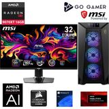 Go Gamer PS32D Intel Core i9 14900KF / 64GB 5600Mhz DDR5 Ram / 2TB NVMe SSD / RX 9070 XT 16GB / 360mm Sıvı Soğutma / Z790 Gaming / MSI 27" OLED 2K 240Hz. 0.03MS / Windows 11 Pro Masaüstü Bilgisayar