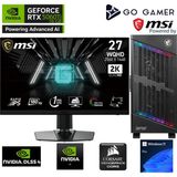 Go Gamer S1071DK Intel Core I9 14900KF / 64GB 6000MHZ Ddr5 Ram / 1tb Nvme SSD 6000-4000MB-SN Gen4 / RTX5060TI 16GB / 360MM Sıvı Soğutma / Msı 27" 2k 180Hz / Windows 11 Pro Masaüstü Bilgisayar