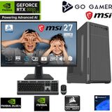 Go Gamer S622D Intel Core i7 14700F / 32GB 3200MHz / 1TB SSD / RTX3050 6GB / MSI 27" 100Hz / Windows 11 Pro Masaüstü Bilgisayar