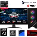 Go Gamer S978DC Intel Core i7 14700F / 32GB 5600Mhz DDR5 / 1TB SSD / RX 9060 XT 16GB / 240mm Sıvı Soğutma / MSI 27" 200Hz / Windows 11 Pro Masaüstü Bilgisayar