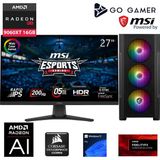 Go Gamer S981D Intel Core i7 14700F / 64GB 5600Mhz DDR5 / 2TB NVMe SSD Gen4 / RX 9060 XT 16GB / MSI 27" 200Hz / Windows 11 Pro Masaüstü Bilgisayar