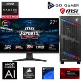 Go Gamer S998DK Intel Core i7 14700KF / 32GB 5600Mhz DDR5 / 1TB NVMe SSD / RX 9070 XT 16GB / 360mm Sıvı Soğutma / MSI 27" 200Hz / Windows 11 Pro Masaüstü Bilgisayar