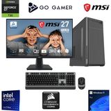 Go Gamer U11D Intel Core Ultra 5 225F / 32GB DDR5 5600Mhz / 512GB m.2 SSD / GT730 4GB / MSI 27" 100Hz / Windows 11 Pro İş Bilgisayarı