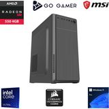 Go Gamer U13 Intel Core Ultra 5 225F / 16GB DDR5 5600Mhz / 512GB m.2 SSD / RX550 4GB / Windows 11 Pro İş Bilgisayarı