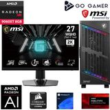 Go Gamer U142D Intel Core Ultra 9 285K / 32GB DDR5 5600Mhz / 2TB NVMe SSD / RX9060 XT 8GB / 360mm Sıvı Soğutma / MSI 27" 2K 200Hz. 0.5MS / Windows 11 Pro Masaüstü Bilgisayar