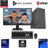 Go Gamer U14D Intel Core Ultra 5 225F / 16GB DDR5 5600Mhz / 1TB SSD / RX550 4GB / MSI 27" 100Hz / Windows 11 Pro İş Bilgisayarı
