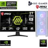 Go Gamer W118D Intel Core I7 14700KF / 32GB Ddr5 6000MHZ / 2tb Nvme M.2 SSD / RTX5070 12GB / 240MM Sıvı Soğutma / Msı 27" 2k 180Hz. / Beyaz Kasa Gaming Paket