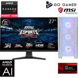 Go Gamer W13D Intel Core I5 14400F / 16GB Ddr5 5600MHZ / 1tb Nvme M.2 SSD / RX9060XT 16GB / Msı 27" 200Hz. / Beyaz Kasa Gaming Paket