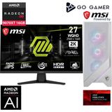 Go Gamer W149D Intel Core Ultra 7 265KF / 32GB Ddr5 5600MHZ / 2tb Nvme M.2 SSD / RX9070XT 16GB / 240MM Sıvı Soğutma / Msı 27" 2k 180Hz. / Aı Ready Beyaz Kasa Gaming Paket