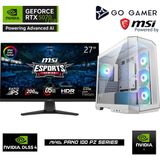 Go Gamer W170DP Intel Core I9 12900KF / 64GB Ddr5 6000MHZ / 2tb Nvme M.2 SSD / RTX5070 12GB / 360MM Sıvı Soğutma / Wifi 6e & Bt 5.3 / Msı 27" 200Hz. / Beyaz Kasa Gaming Paket