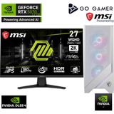 Go Gamer W206D Intel Core I9 14900KF / 32GB Ddr5 6000MHZ / 2tb Nvme M.2 SSD / RTX5070 12GB / 360MM Sıvı Soğutma / Msı 27" 2k 180Hz. / Beyaz Kasa Gaming Paket
