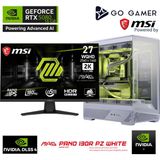 Go Gamer WE383DP Amd Ryzen 9 9950X3D / 32GB Ddr5 6000MHZ / 2tb Nvme M.2 SSD / RTX5080 16GB / 360MM Sıvı Soğutma / Wifi 6e & Bt 5.3 / Msı 27" 2k 180Hz. / Aı Ready Beyaz Kasa Gaming Paket