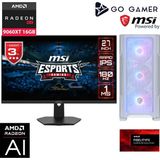Go Gamer WE64D Amd Ryzen 5 7600 / 32GB Ddr5 5600MHZ / 2tb Nvme M.2 SSD / RX9060XT 16GB / Msı 27" 180Hz. / Beyaz Kasa Gaming Paket