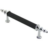 Go İthalat 10 Adet Krom - Siyah Boru Kulp 9.6cm (5468)