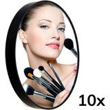 Go İthalat 10X Büyüteçli Vantuzlu Pratik Kullanışlı Makyaj Lens Traş Aynası (5582) - 1 Adet - 01-Siyah