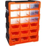 Go İthalat 18Lİ 9 Kapalı+9 Açık Monoblock Avadanlık Çekmece SETİ38.1X15.7X47.5CM Herhangi Bir Renk Gönderilir (5468) - 7 x 47,5 cm