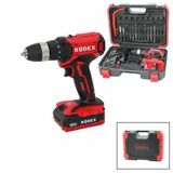 Go İthalat 2 Kademe Hız - Vites Şarjlı=çift Batarya 17PCS Uçlu Matkap 0-350 / 0-1350 Rpm 21V/2.0A Lı-Ion RDX-3375A (5250)