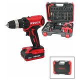 Go İthalat 2 Kademe Hız - Vites Şarjlı=çift Batarya 17PCS Uçlu Matkap 0-350 / 0-1350 Rpm 21V/2.0A Lı-Ion RDX-3375A (5468)