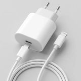 Go İthalat 20W Hızlı Şarj Adaptörü Usb-C To Lightning Kablolu – Pd Destekli Süper Hızlı Şarj Cihazı (5440) - 20W GaN Black