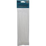 Go İthalat 25PCS Beyaz 3.6X200MM Plastik Cırt Kelepçe (5468)