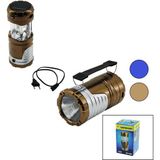 Go İthalat 2IN1 1W+12LED SOLAR - FİŞ ŞARJLI LÖKÜS MODEL KAMP LAMBA FENER-POWERBANKPLASTİK TUTMA KULP (5314)