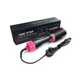 Go İthalat 2in1 One Step Kurutmalı Saç Düzleştirici - Elektrikli Fön Tarak 1200W (5477) - Siyah