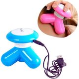 Go İthalat 3 Başlıklı Titreşimli USB Şarjlı Mini El Masaj Aleti (5440)
