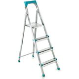 Go İthalat 3+1basamaklı Metal Merdiven Y: 82CM - 120KG.TAŞIMA Kapasitesi (5224)