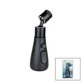 Go İthalat 360 DERECE DÖNEBİLEN- 3 MOD SİYAH YAĞMUR PÜSKÜRTME BORULU KUBAR MUSLUK UCU KTX-3289 (5264)