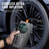 Go İthalat 4 Ü 1 Arada Lastik Şişirici - Akü Takviyesi - Powerbank - LED Işık (784)