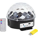 Go İthalat 4604 USB Destekli Kumandalı Yarım Dünya Küre Disko Topu Bluetooth Hoparlör