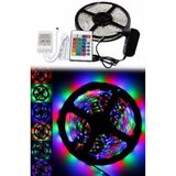 Go İthalat 5 Metre Rgb Şerit LED Seti-Iç ve Dış Mekan Silikonlu-Tak Çalıştır (5250)