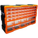Go İthalat 50Lİ Mega 10BYK+40KÇK Monoblok Drawer Çekmece Seti 62X15.7X36CM Herhangi Bir Renk Gönderilir (5224)