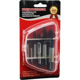 Go İthalat 6 Pcs Hasarlı Vida Çıkarıcı Set - Sola Dönen Klavuz Uç (5477) - Siyah
