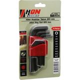 Go İthalat 9pcs Siyah Kısa - Düz 120MM Alyan Allen Anahtar Takımı BRKT-702279 (5517) - Renkli