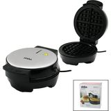 Go İthalat Belçika Waffle Makinesi Elektrikli 4 Waffle - Yapışmaz Döküm Plaka Paslanmaz Çelik Üst K