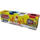 Go İthalat Büyük 4 Parça Oyun Hamuru (5517) - Renkli