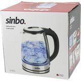 Go İthalat Cam Kettle Su Isıtıcısı 1.8lt Gizli Rezidans 360° Dönebilme Özellik 1850-2200W SK-8029 (784)
