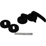 Go İthalat Çelikel Eriş-10 Amerikan Oda Kapı Kolu Siyah (5517) - Renkli