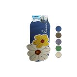 Go İthalat Çiçek Figürlü - Renkli 45x75cm Su Emici - Sihirli Banyo Paspası Elastik