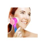 Go İthalat Çift İşlevli Renkli Cilt Yüz Temizleme Fırçası Peeling Masaj Etkili Gözenek Temizleyici Alet