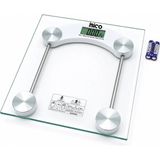 Go İthalat Dijital - Pilli Kare Banyo Baskül Terazi Tartı LCD Ekran 180KG/0.1G 30X30CM İ11-025 (5468)