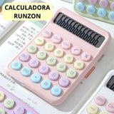 Go İthalat Go Runzon Renkli Hesap Makinesi Yuvarlak Uçlu 12 Haneli LCD Ekran RZ-822 Modeli