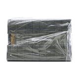 Go İthalat Gri Yuvarlak 35X50CM Bambu Ahşap Kirli Çamaşır Sepeti Seyyar Kapaklı Kumaş Çantalı Ip Kulplu (5468) - 35 x 50 cm