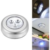 Go İthalat Kablosuz Spot Pilli Dokunmatik Led Lamba 3 Ledli Dolap Lambası (5314)