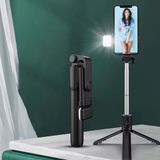 Go İthalat Kendiliğinden LED Işıklı Kumandalı Uzayabilen Selfie Çubuğu,Masa Üstü Tripod (5264)